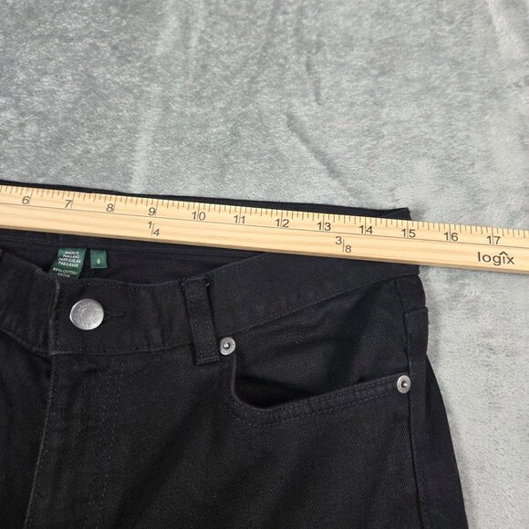 Ralph Lauren Jeans Co Womens 6 Black Classic Bootcut Stretch Preppy Western - Picture 8 of 10